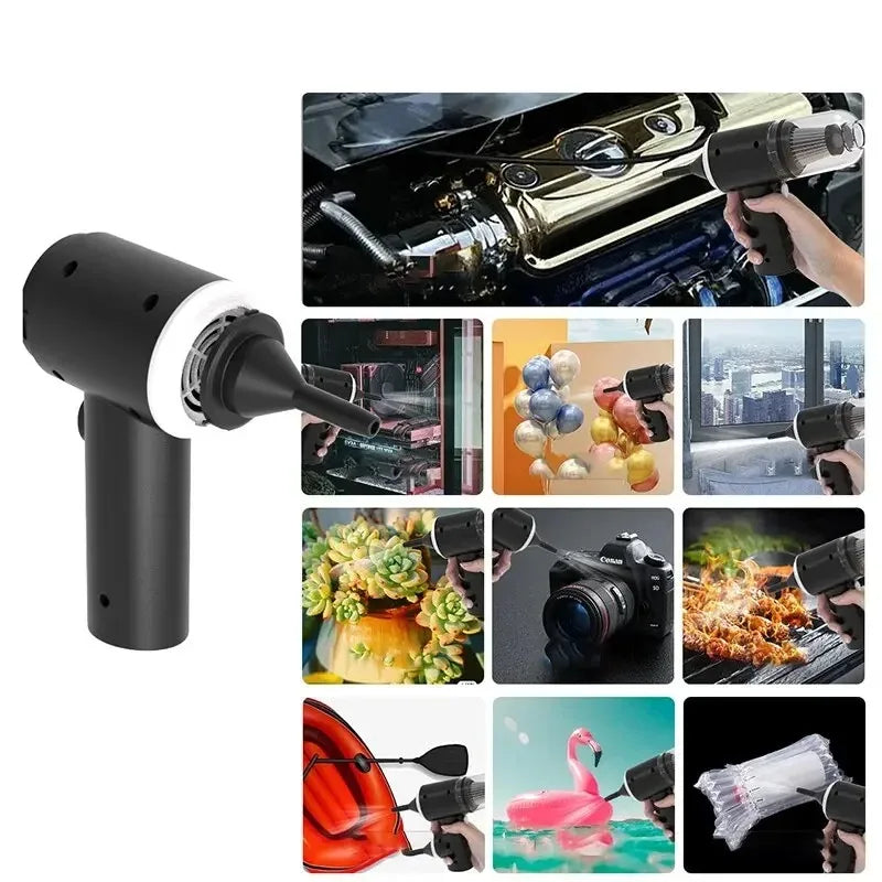 Cordless Mini Vacuum Cleaner – 9000Pa Portable Car & Desk Vacuum