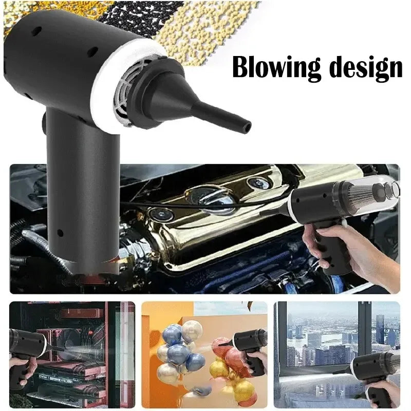 Cordless Mini Vacuum Cleaner – 9000Pa Portable Car & Desk Vacuum